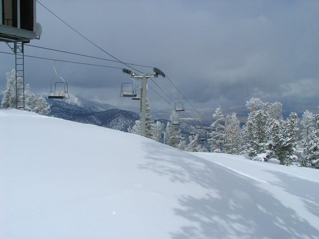 One of the many ski lifts at Heavenly