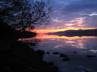 Sunset on West Loch Tarbert