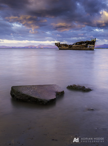 longexposure sunset seascape water clouds seaside ship shipwreck wreck seashore hdr smoothwater tasmannz hdrphotography