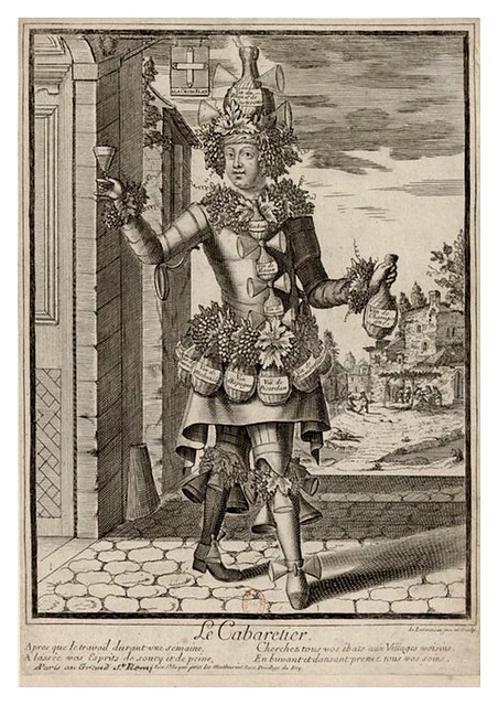 060-Vestimenta de tabernero-Les Costumes Grotesques 1695-N. Larmessin-BNF
