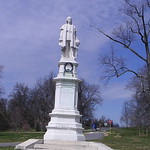 Columbus statue in Druid Hill Park