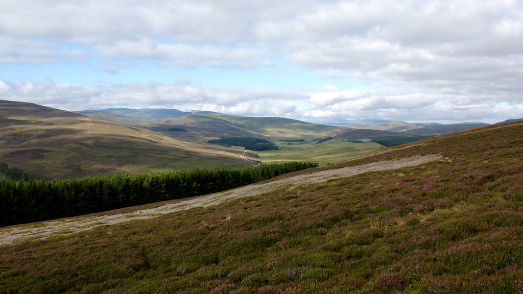 West towards the Cairngorms