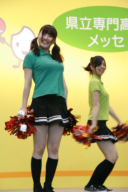 Cheerleaders, Keiwa College, Daigaku Fair 20100805