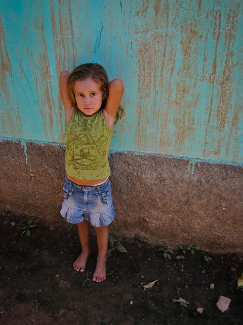 Aguas Termales de Azacualpa 16 - One of many blonde girls here in Honduras