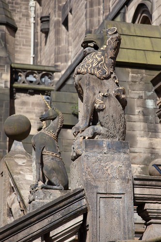 Lion & Unicorn Staircase, University of Glasgow | by acanthus42