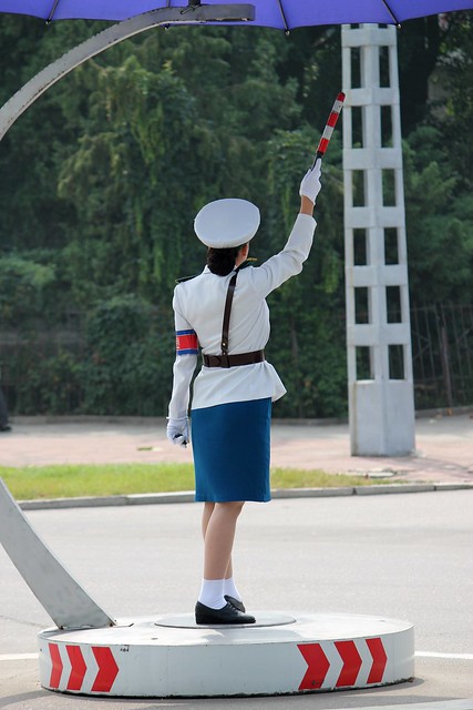 Pyongyang Traffic Girl