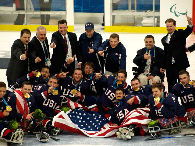 Gold medal sledge hockey-238