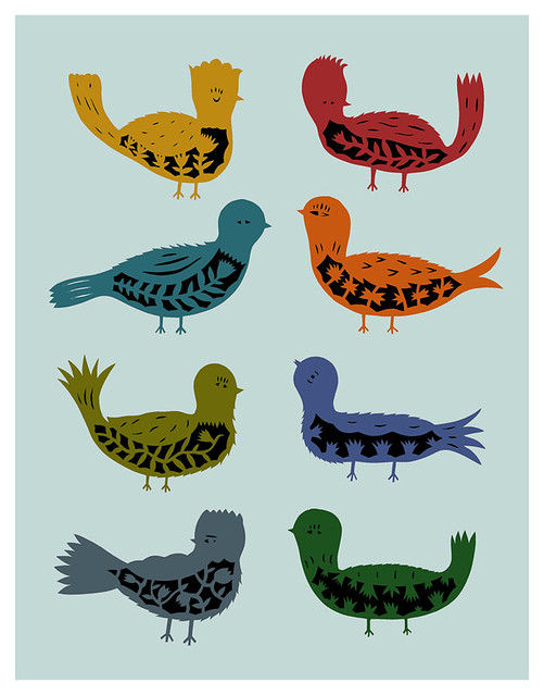 Eight Little Birds