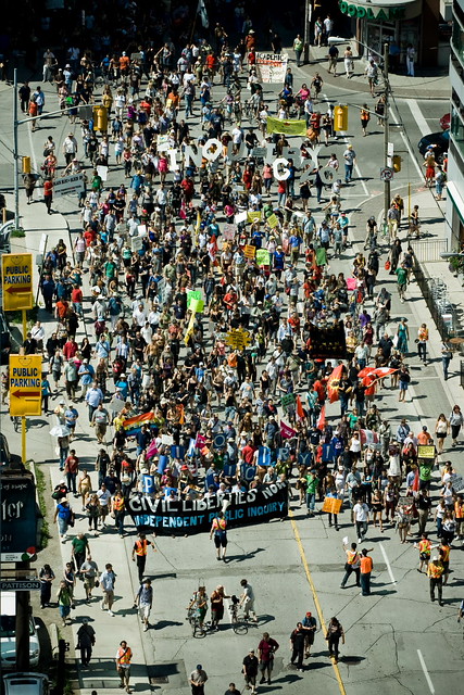 Post-G20 Civil Liberties March
