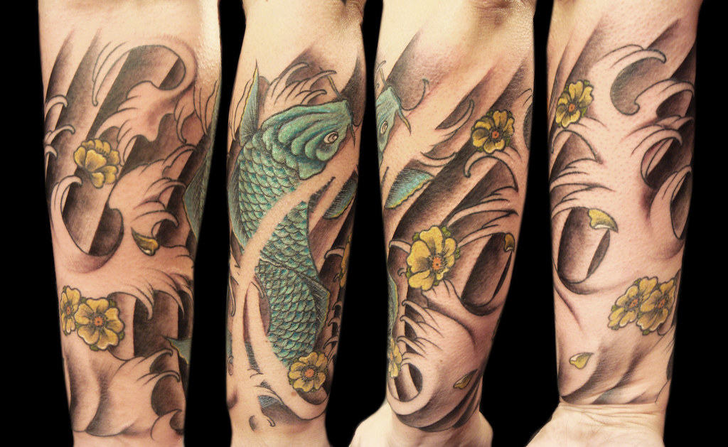 Custom Koi half sleeve tattoo (8 hours) | Miguel Angel Custo… | Flickr