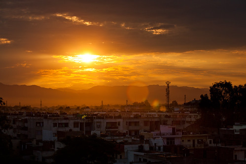 sun india yellow sunrise canon hills lensflare punjab mohali chandigarh 70200mmf4l angadwashere 5dmarkii 5dmkii