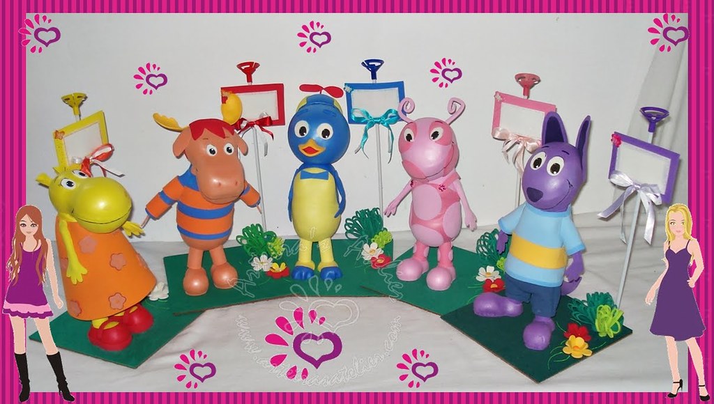 ♫E Nós Somos..♪♫ ♪♫ Seus amiguinhos os Backyardigans.. em EVA 3D, em ...