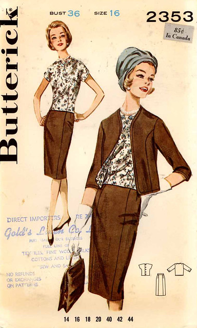 Butterick 2353 suit/ensemble