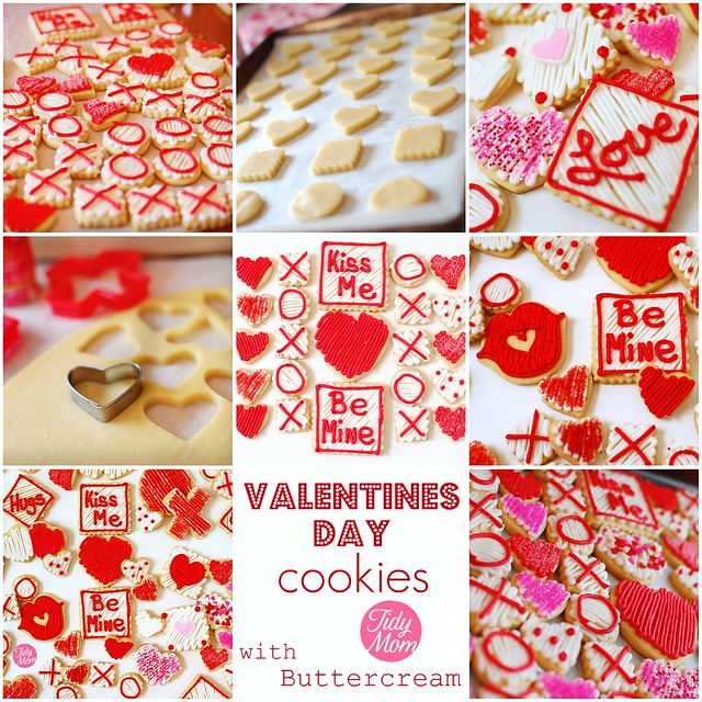 Valentines Day Cookie Collage