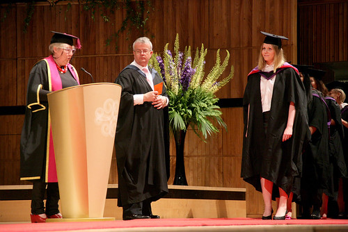 Professor Jane Rapley OBE, Head of College: CSM, presenting students with academic awards