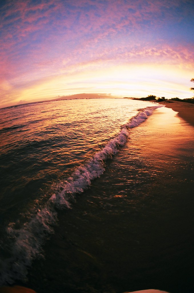 West Maui Sunset | Shot with a 16mm fisheye lens and a ...