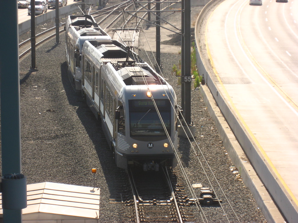 Metro Gold Line at Sierra Madre Villa Station | A Breda car … | Flickr