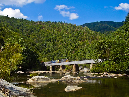 railroad bridge mountains train landscape nc locomotive csx toeriver
