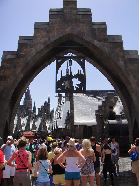 Wizarding World of Harry Potter - entrance to Hogsmeade