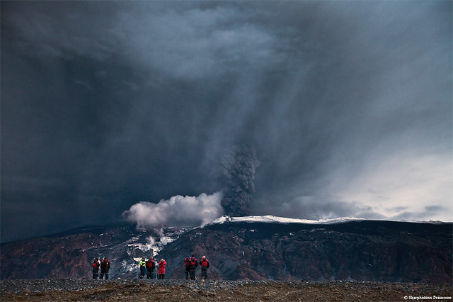 Eyjafjallajökull volcano in Iceland - Tourist attraction