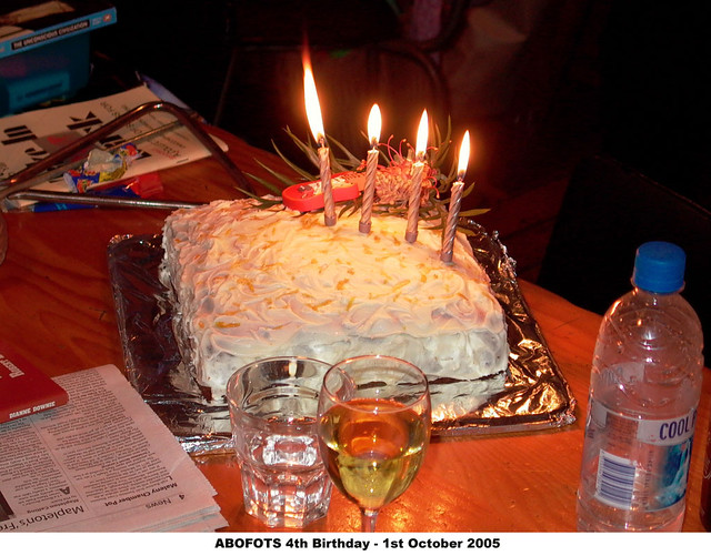 ABOFOTS 2005 - 4th Birthday Cake, made with love by Gay Liddington