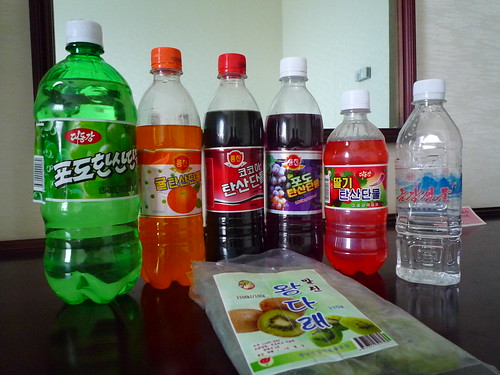DPRK, North Korean soft drink selection