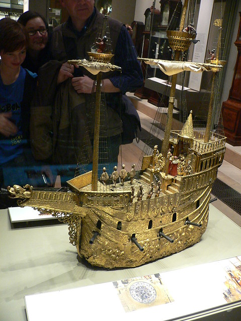 Mechanical galleon, British Museum
