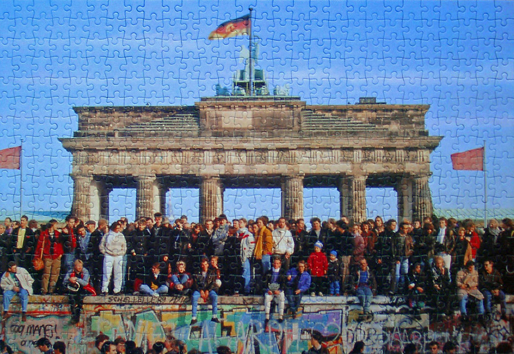 Brandenburger Tor 3D Holzbausatz Wahrzeichen Berlin Mauer BRD Holzpuzzle P078 