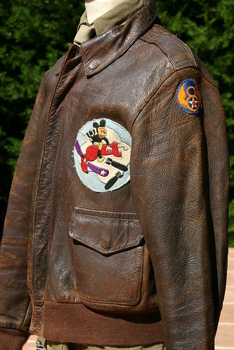 Bloody 100th | This A-2 jacket shows an original patch from … | Flickr