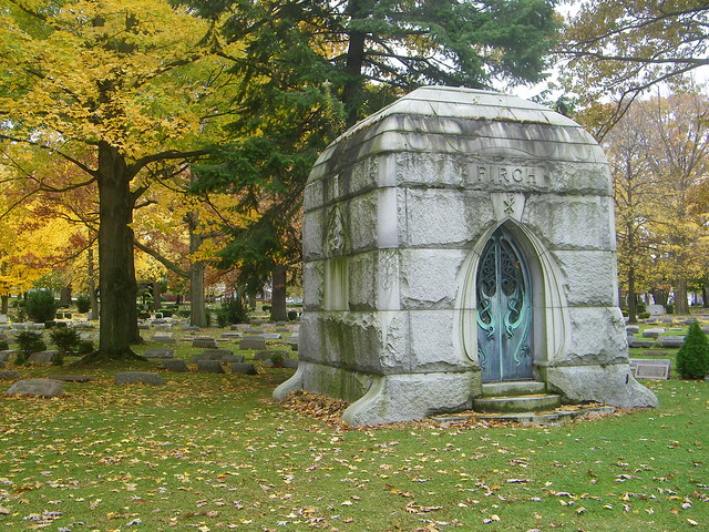 The haunted? Mausoleum.