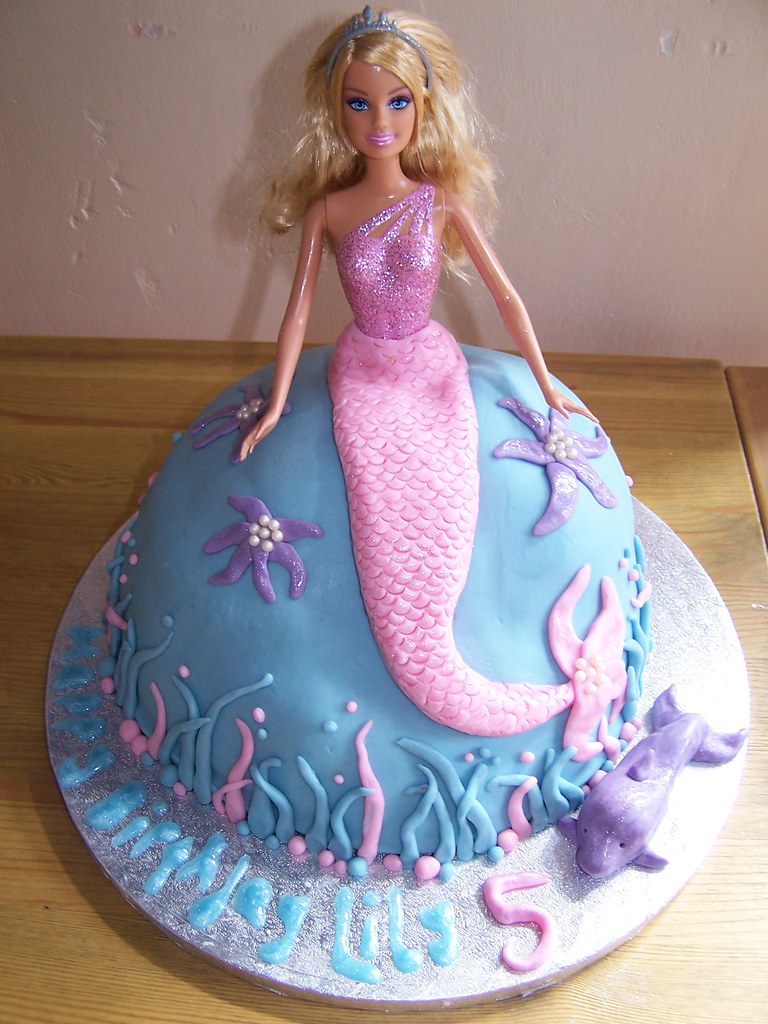 Mermaid Barbie Cake | Birthday cake decorated as a underwate… | Flickr