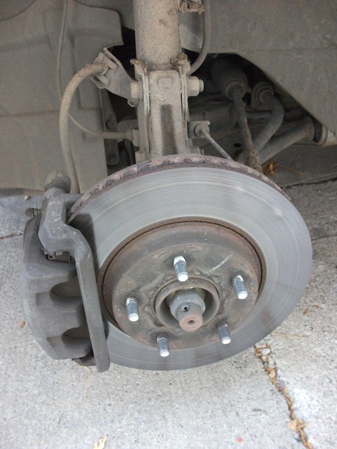 Before - old brakes