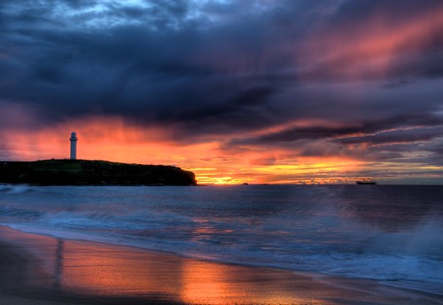 lighthouse seascape hdr duplicate wollongong