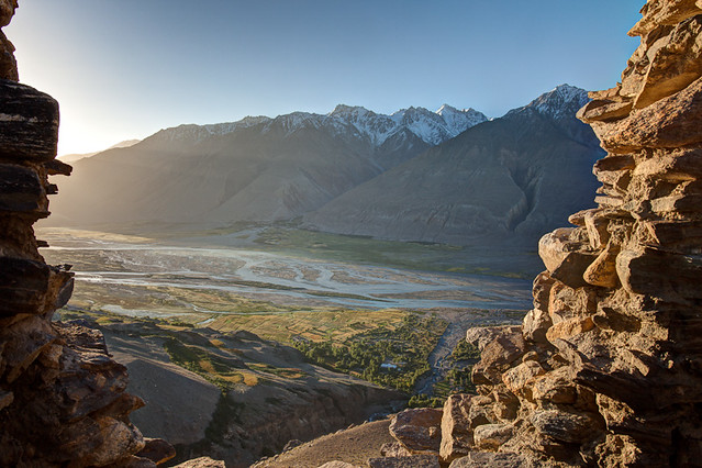 View from Yamchun Fort - Tajikistan