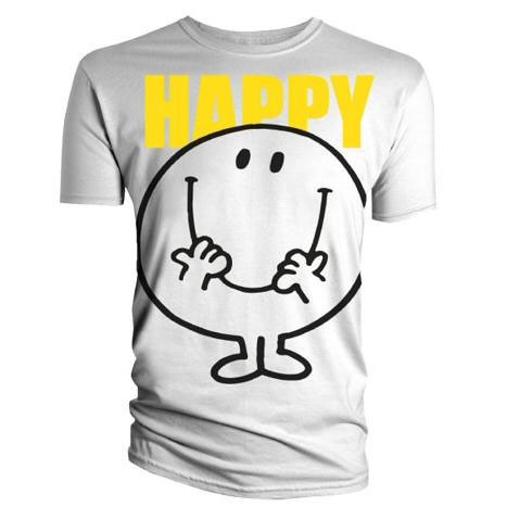 Mr Happy - Adult Mr Men T Shirt