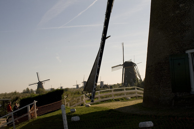 Windmühlen in Kinderdijk-Elshoutin
