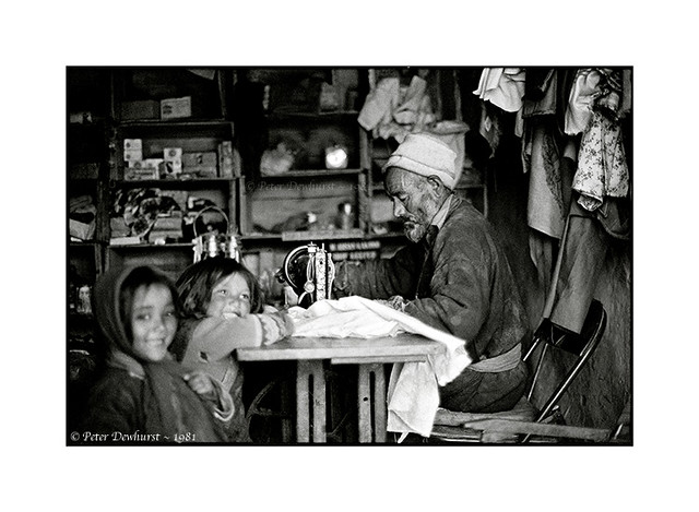 Tailor Shop, Padum, Zanskar 1981