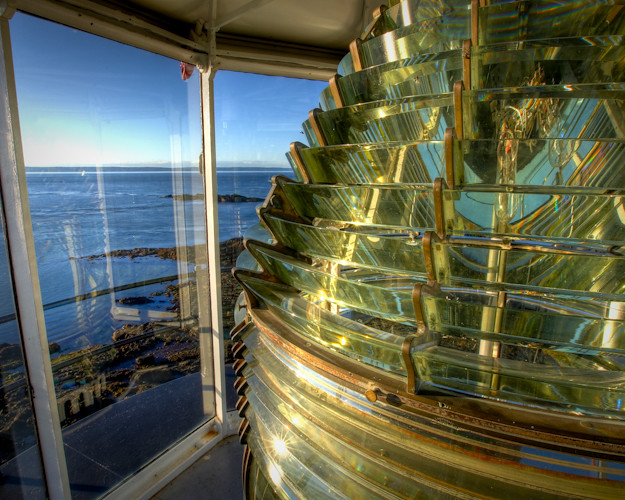 Fresnel Lens at the West Quoddy Head Light.