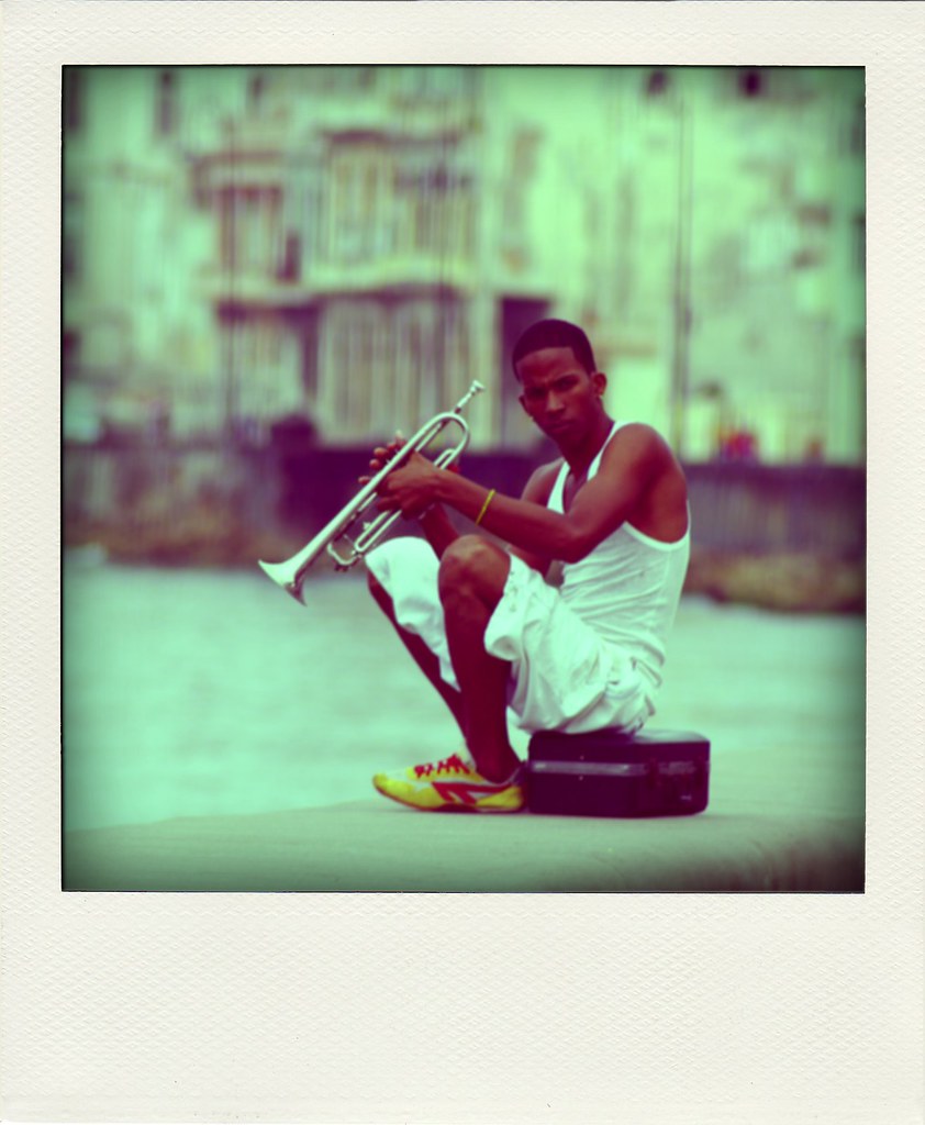 Musician at Malecón in Havana, Cuba