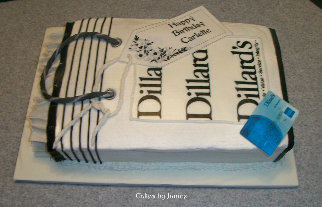 Dillards Shopping Bag, Cakes by Janice