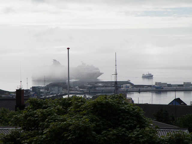Mein Schiff out there in the Sea Mist - Olavsoka Eve 2010