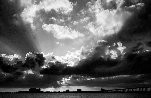cr sunset 2 mono by Evrmoor-Street Photographer, Surrealist, 