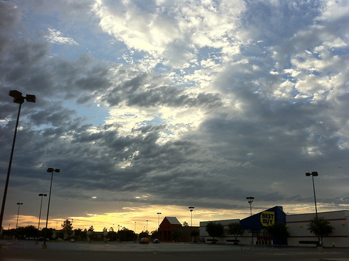 sky clouds sunrise texas tx midland iphone4