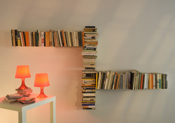 Bookshelves that (Almost) Disappear