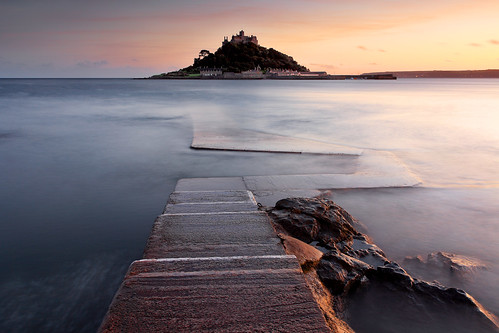 Evening at St.Michael's Mount by Tony Armstrong-Sly