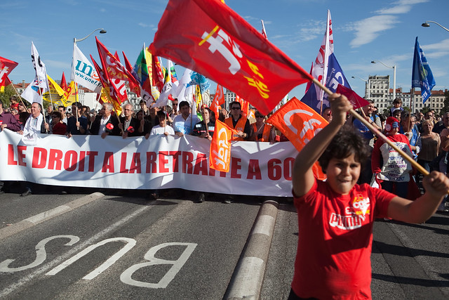 Lyon - Manifestation contre le projet de réforme des retraites