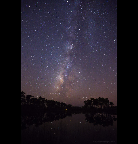 The Milky Way over the Lake by Fraggle Red