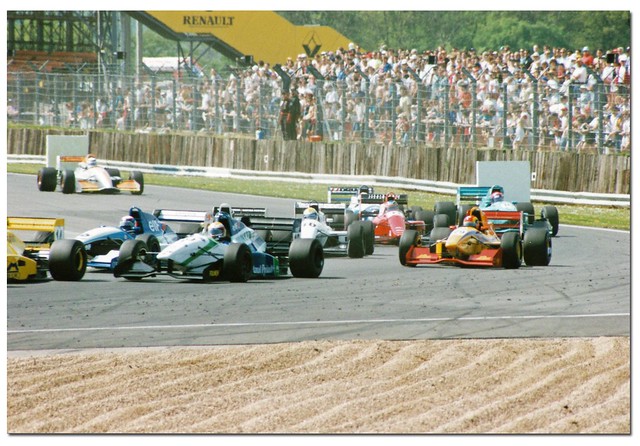 Start Copse Corner International F3000 Championship. Silverstone 1995.