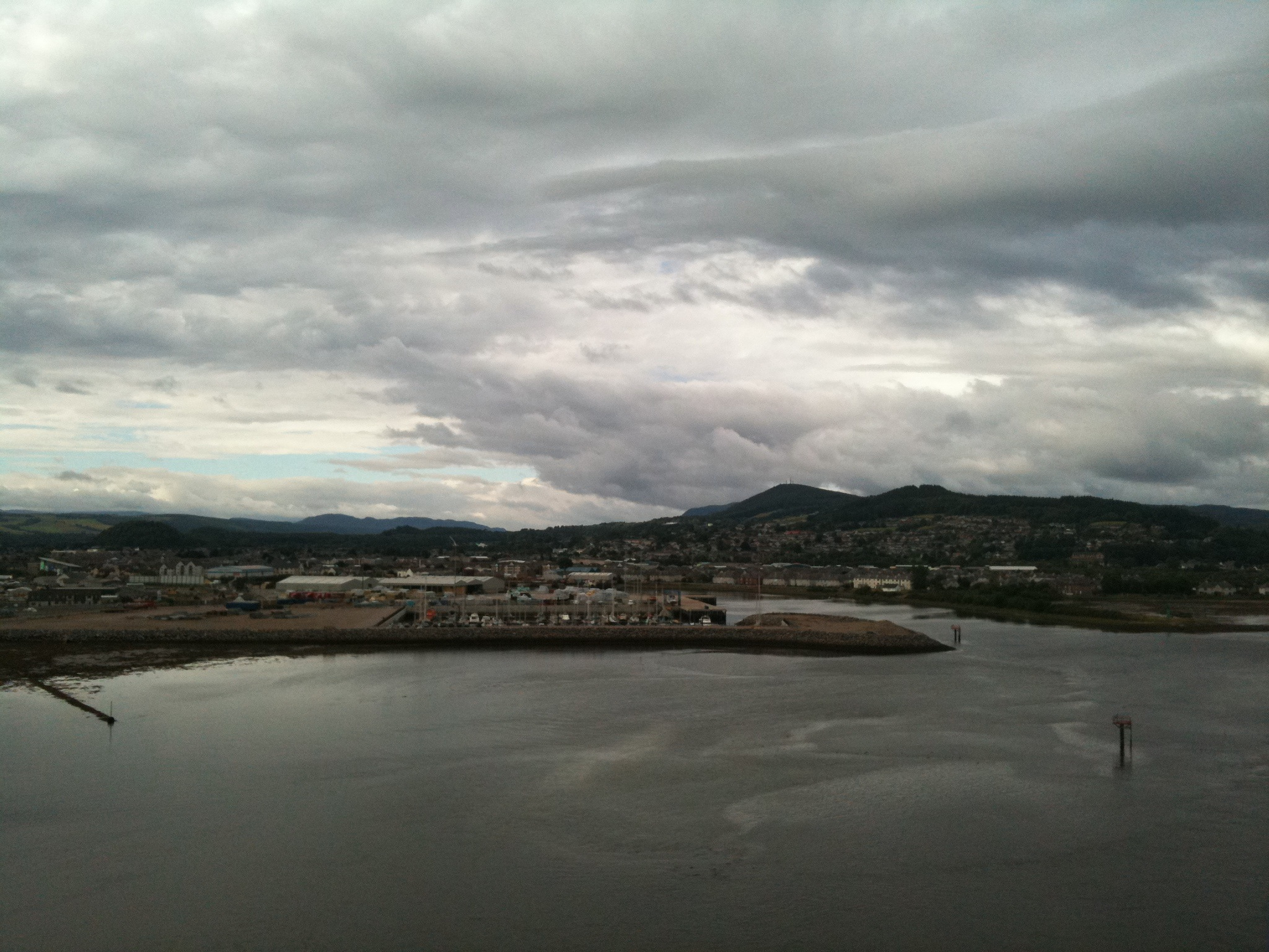 View over Inverness from Kessock bridge