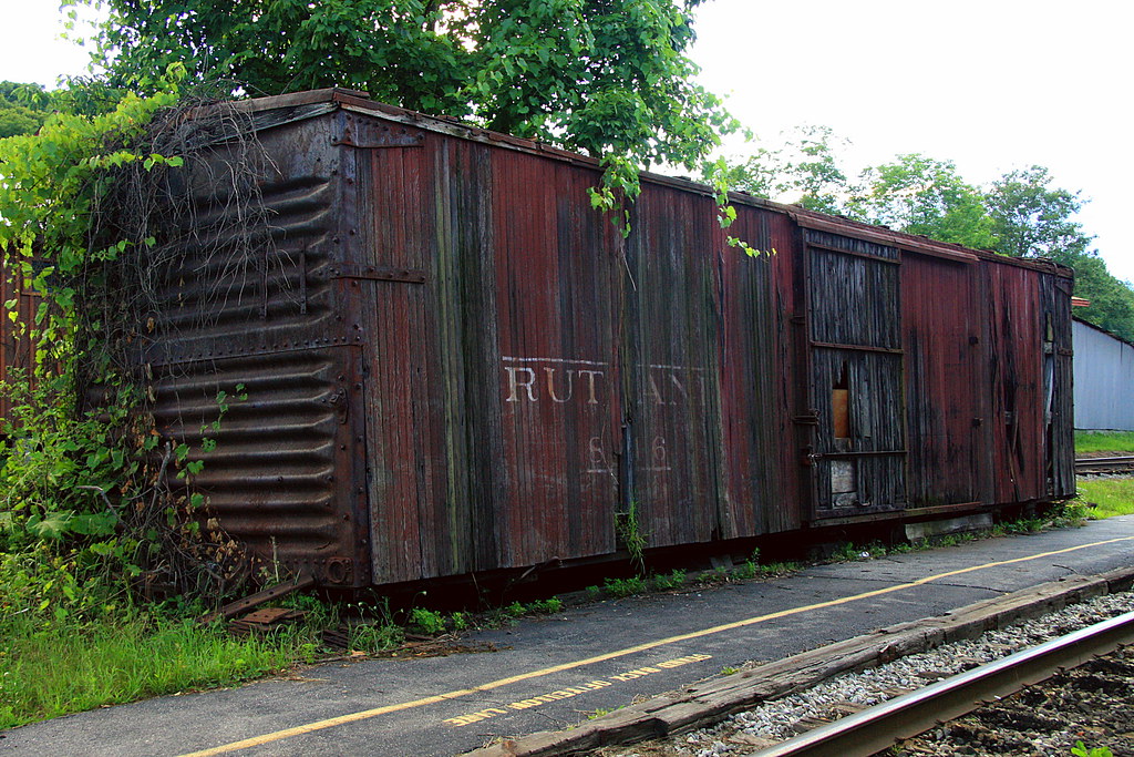 Old Rutland R.R. Boxcar